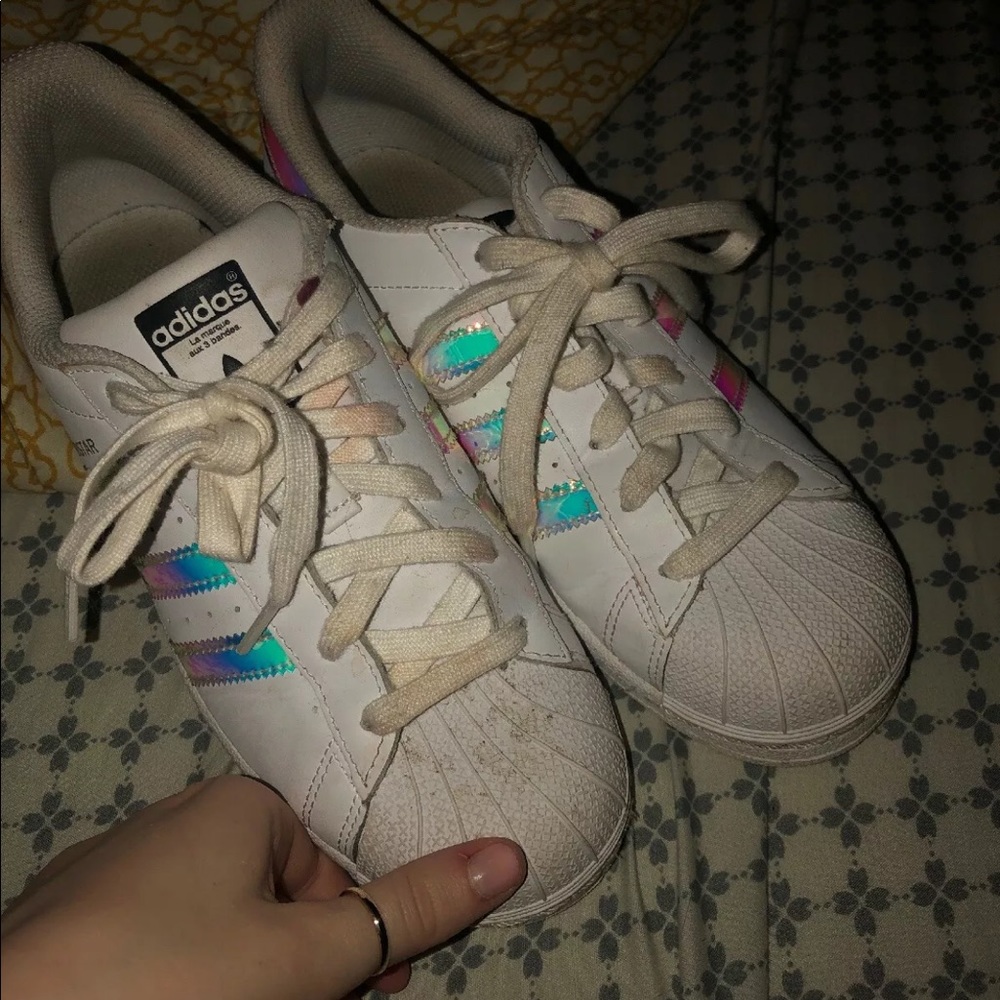ADIDAS Superstar Holographic WOMENS U.S. SIZE 6